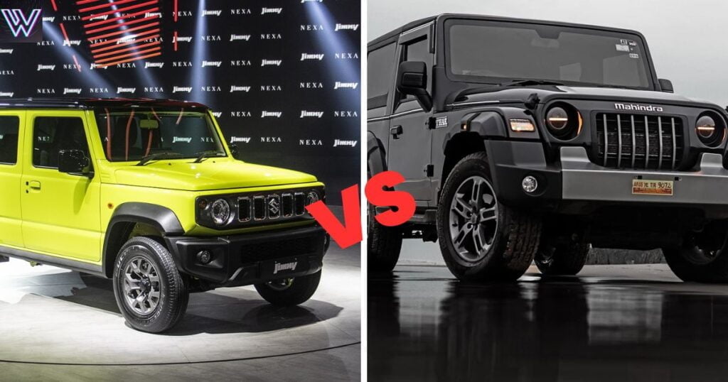 Maruti Jimny Vs Mahindra Thar which one has more safety features