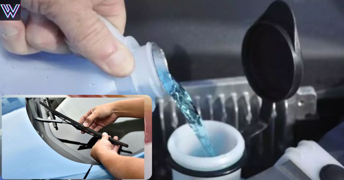 change windshield washer at home