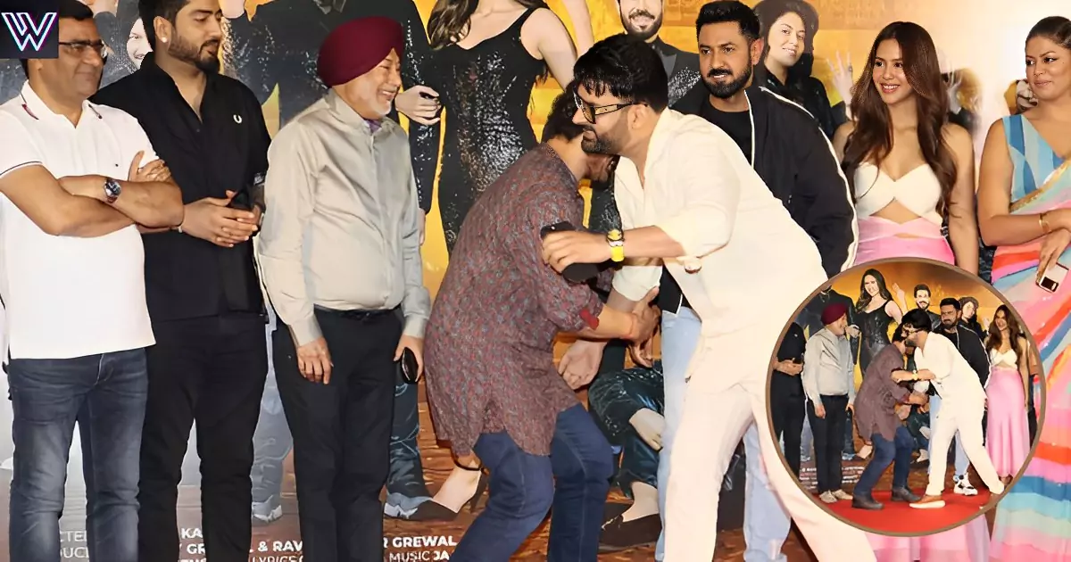 Kapil Sharma touched the feet of Mr. Perfect