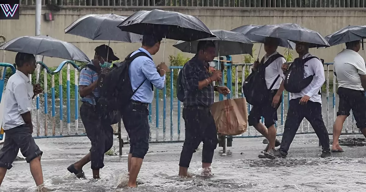 Orange alert for rain in eight districts today