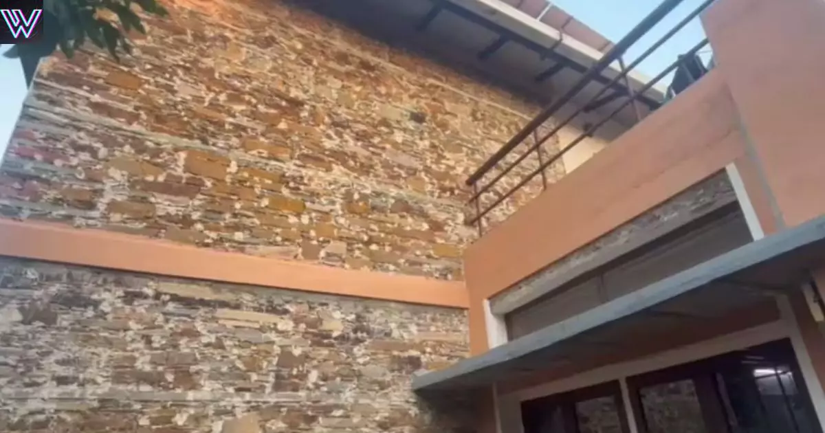 This couple built a house without cement and bricks