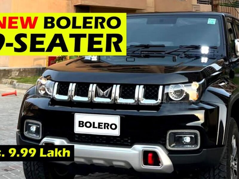 New 9 seater Bolero will be launched soon