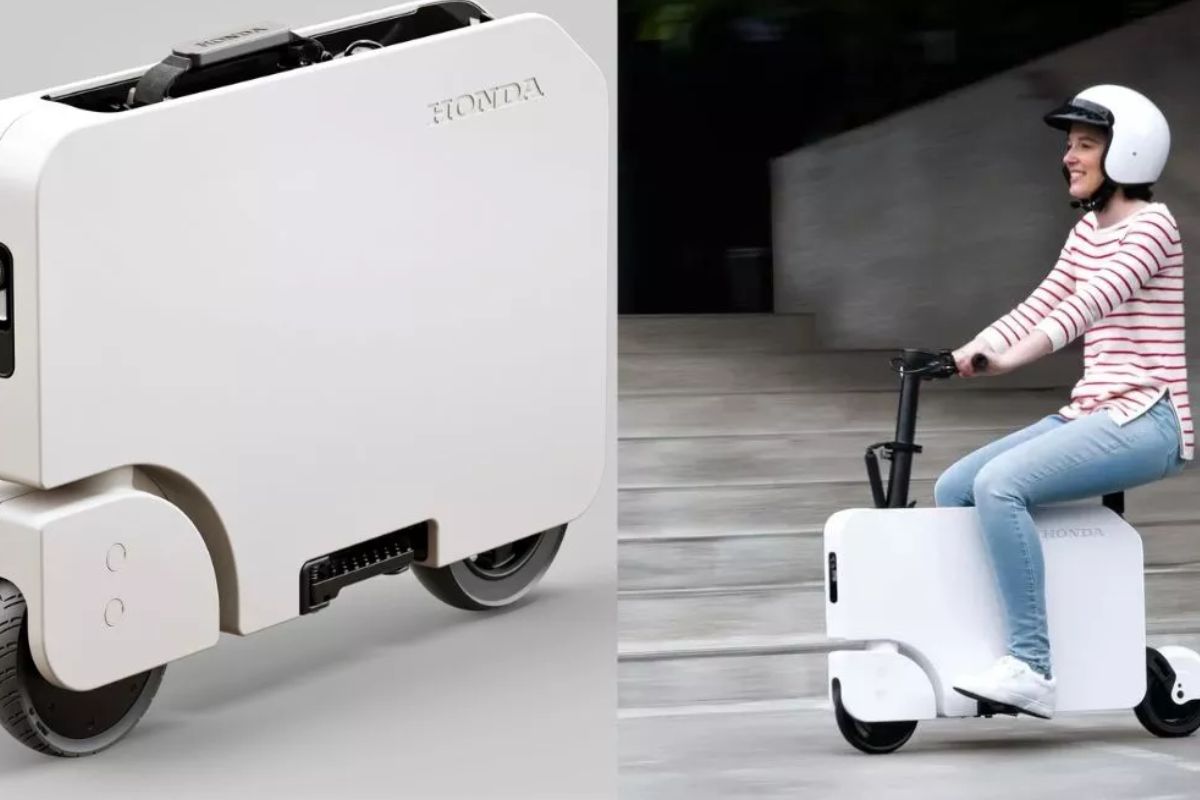Pack this electric scooter like a suitcase