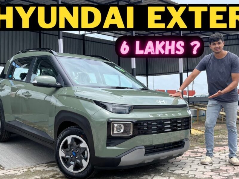 This amazing Hyundai Exter CNG car is available in two payments of Rs 1 lakh