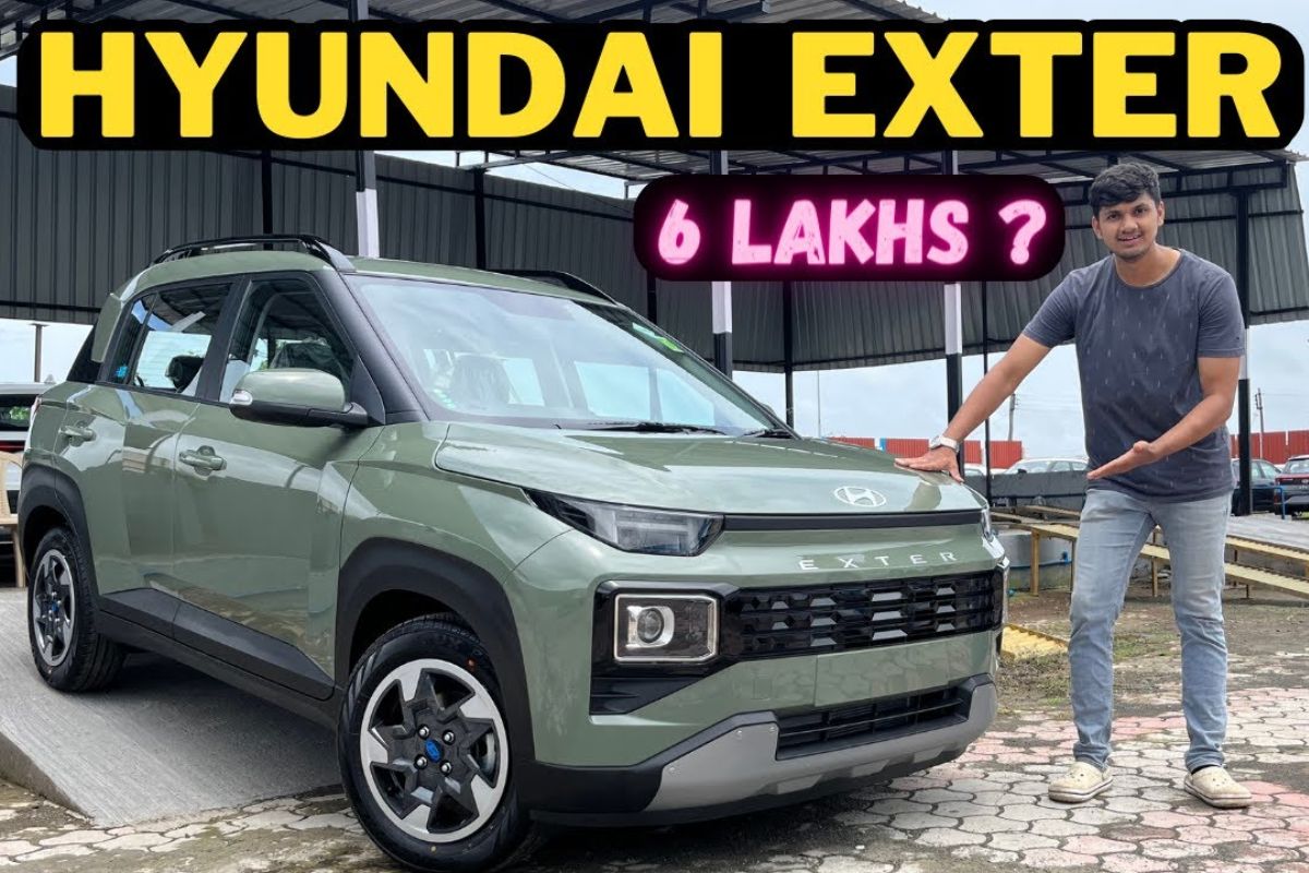 This amazing Hyundai Exter CNG car is available in two payments of Rs 1 lakh