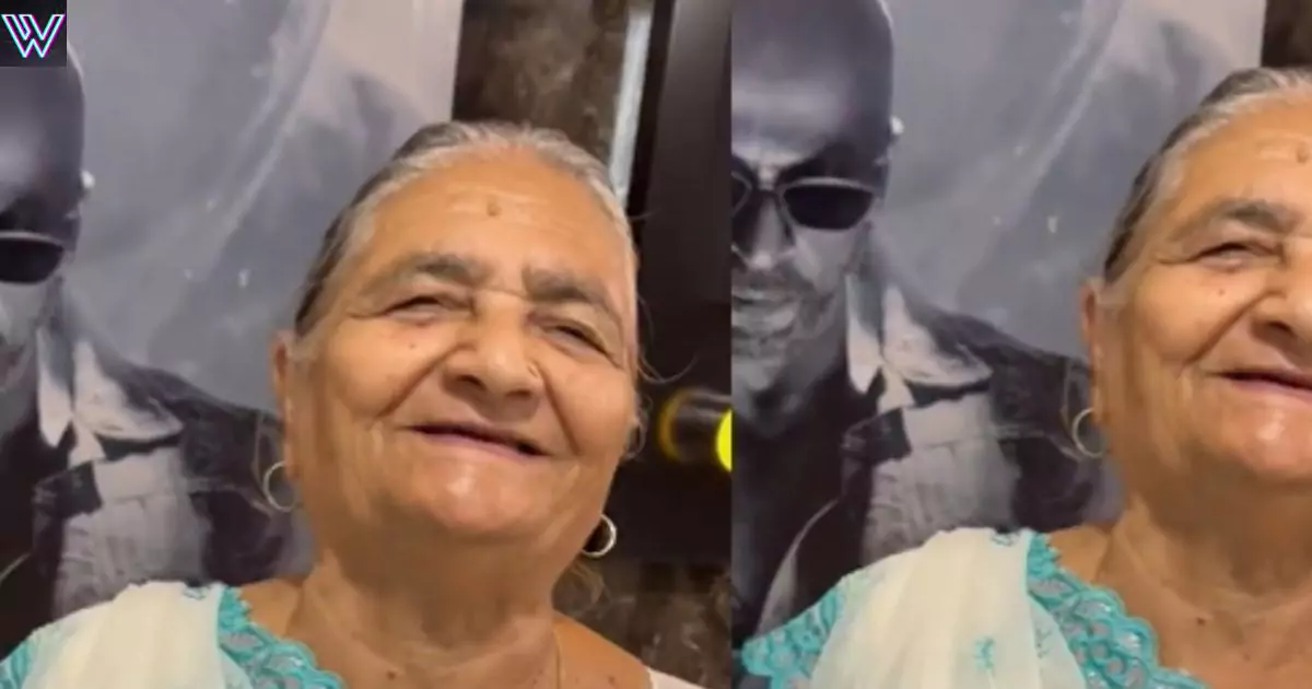 85 year old grandmother liked the young man, Shahrukh said this in response