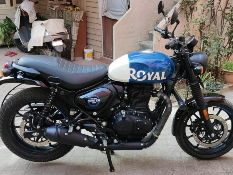 Brought home ROYAL ENFIELD HUNTER 350 for just Rs 21 thousand