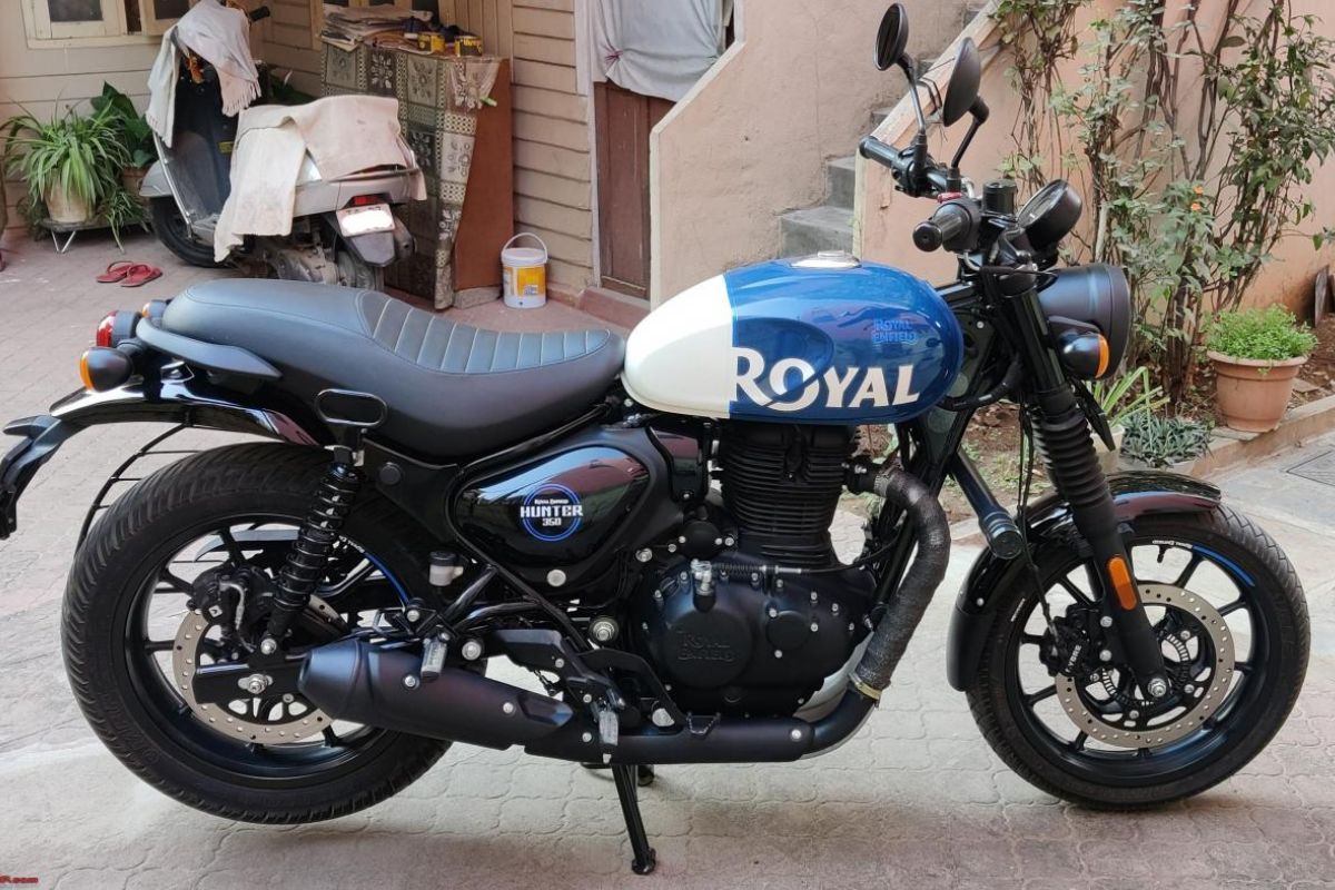 Brought home ROYAL ENFIELD HUNTER 350 for just Rs 21 thousand