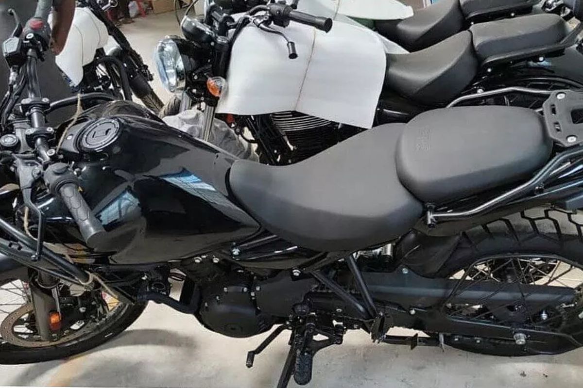 New look of Royal Enfield Himalayan 452 revealed